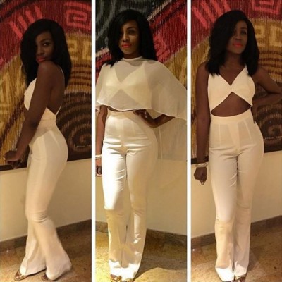 Seyi Shay was stunning in her white ensemble to Rhythm Unplugged on Friday night. Photo: Seyi Shay/IInstagram